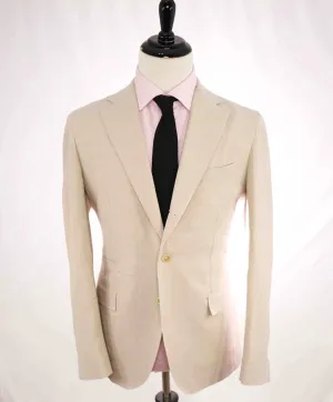 $2,295 ELEVENTY - SEERSUCKER Gingham Check Wool/Linen Suit - 40 (50 EU)