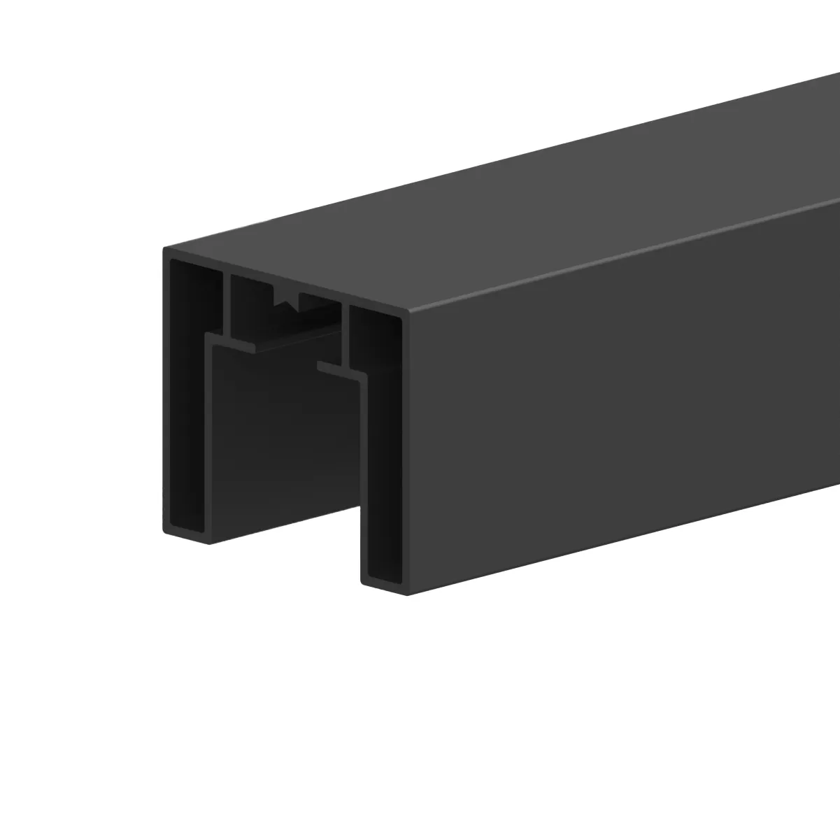[ALCRSQ] Aluminum Caprail - 19' - Square (BS, MBL)