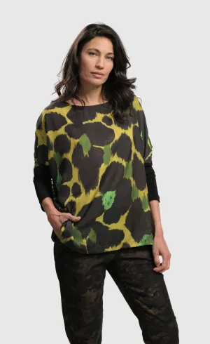 Alembika Olive Martini Emerald Boxy Tee