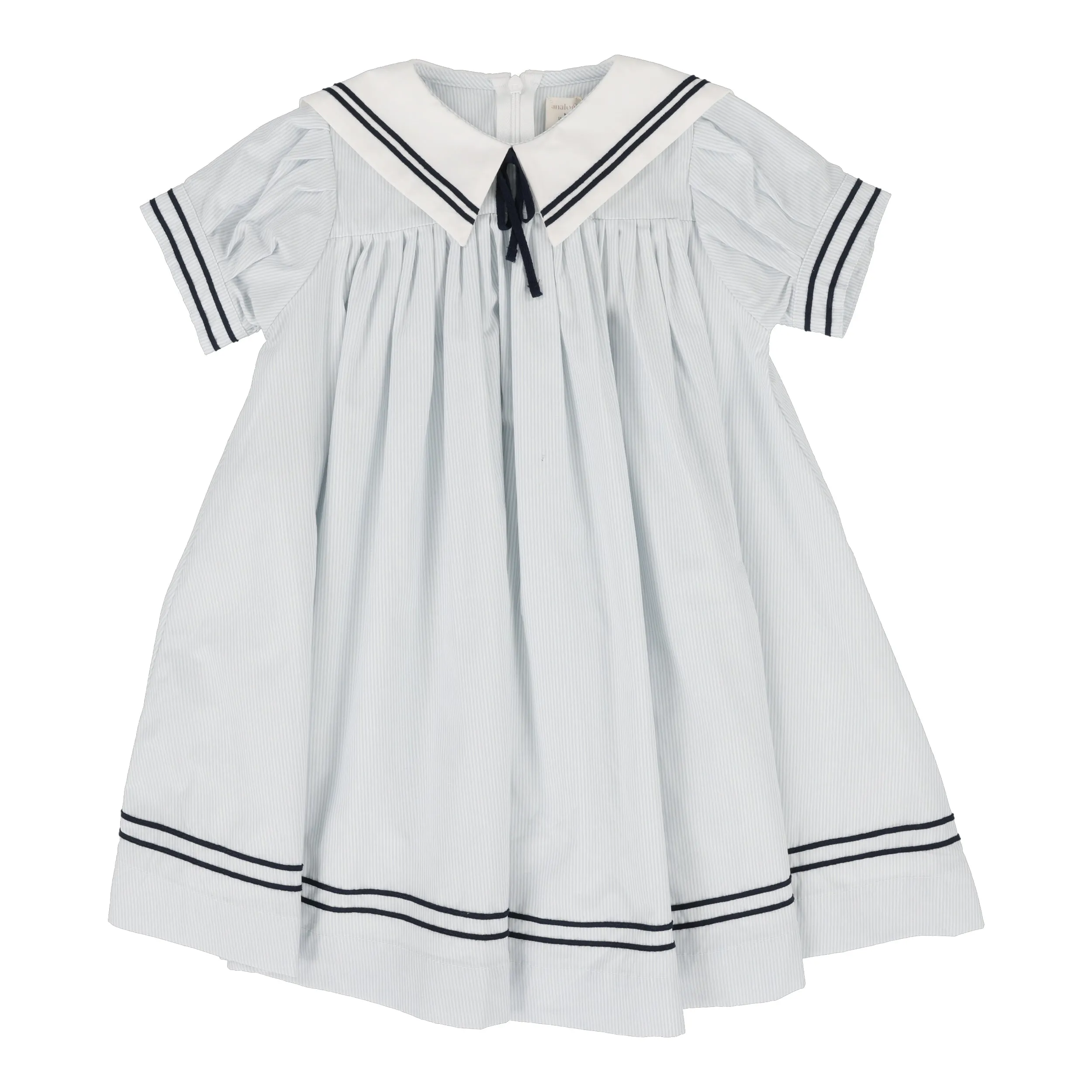 Analogie Sailor Dress Short Sleeve - Light Blue