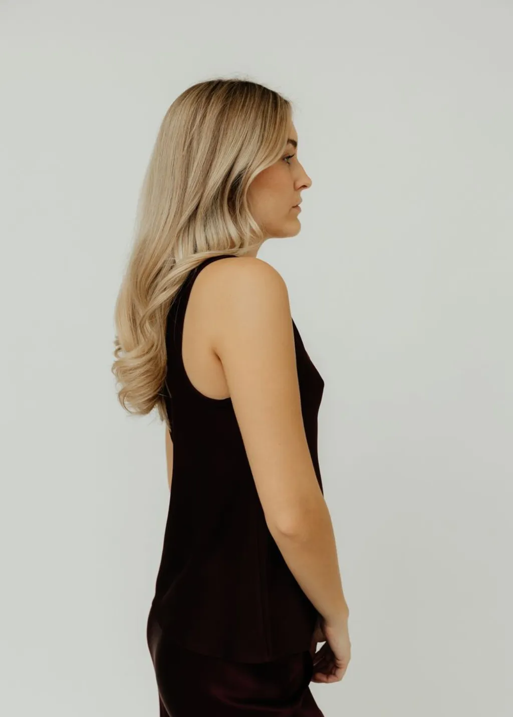 Anine Bing Lea Top in Bordeaux