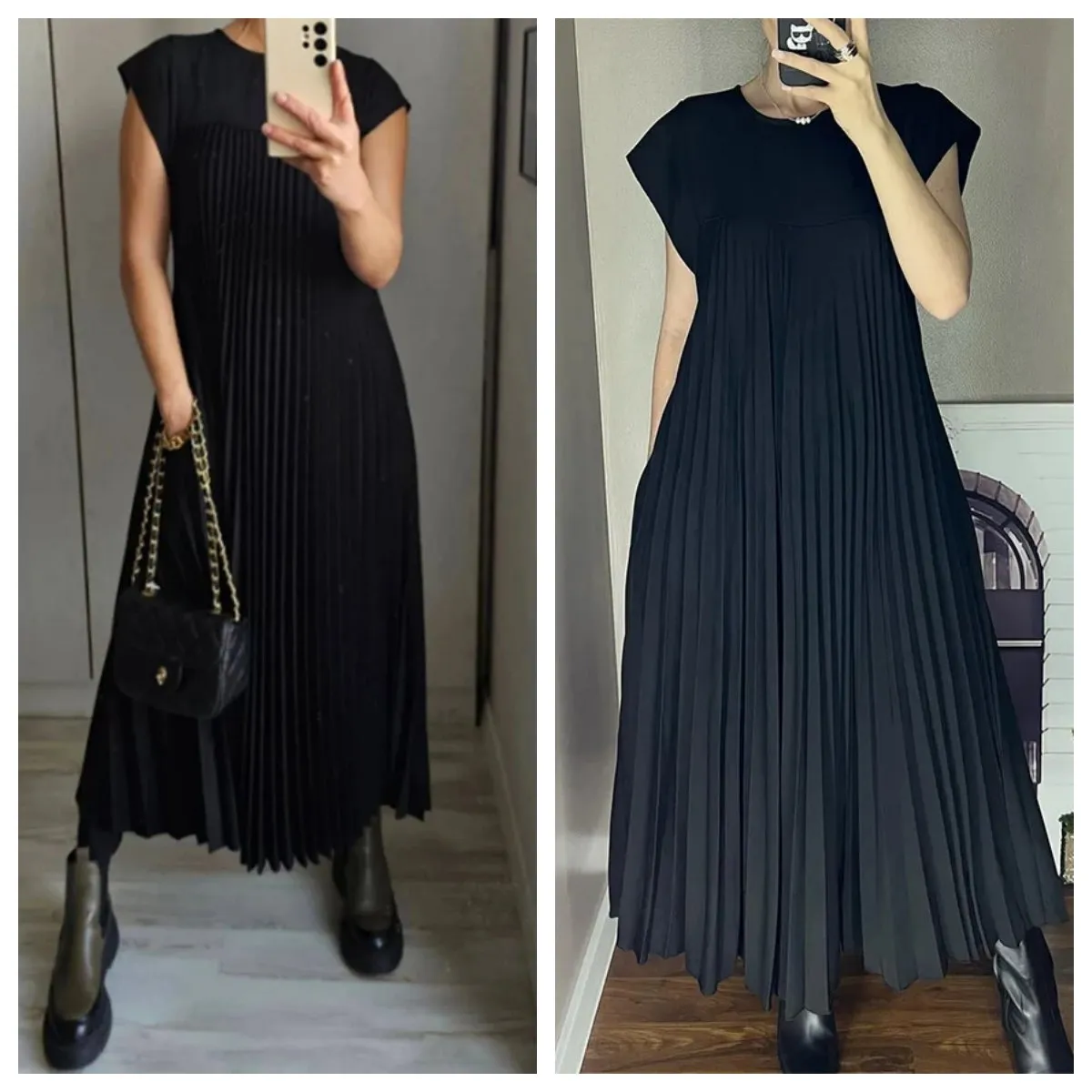 ARIA – FLOWY PLEATED MAXI DRESS ✨👗