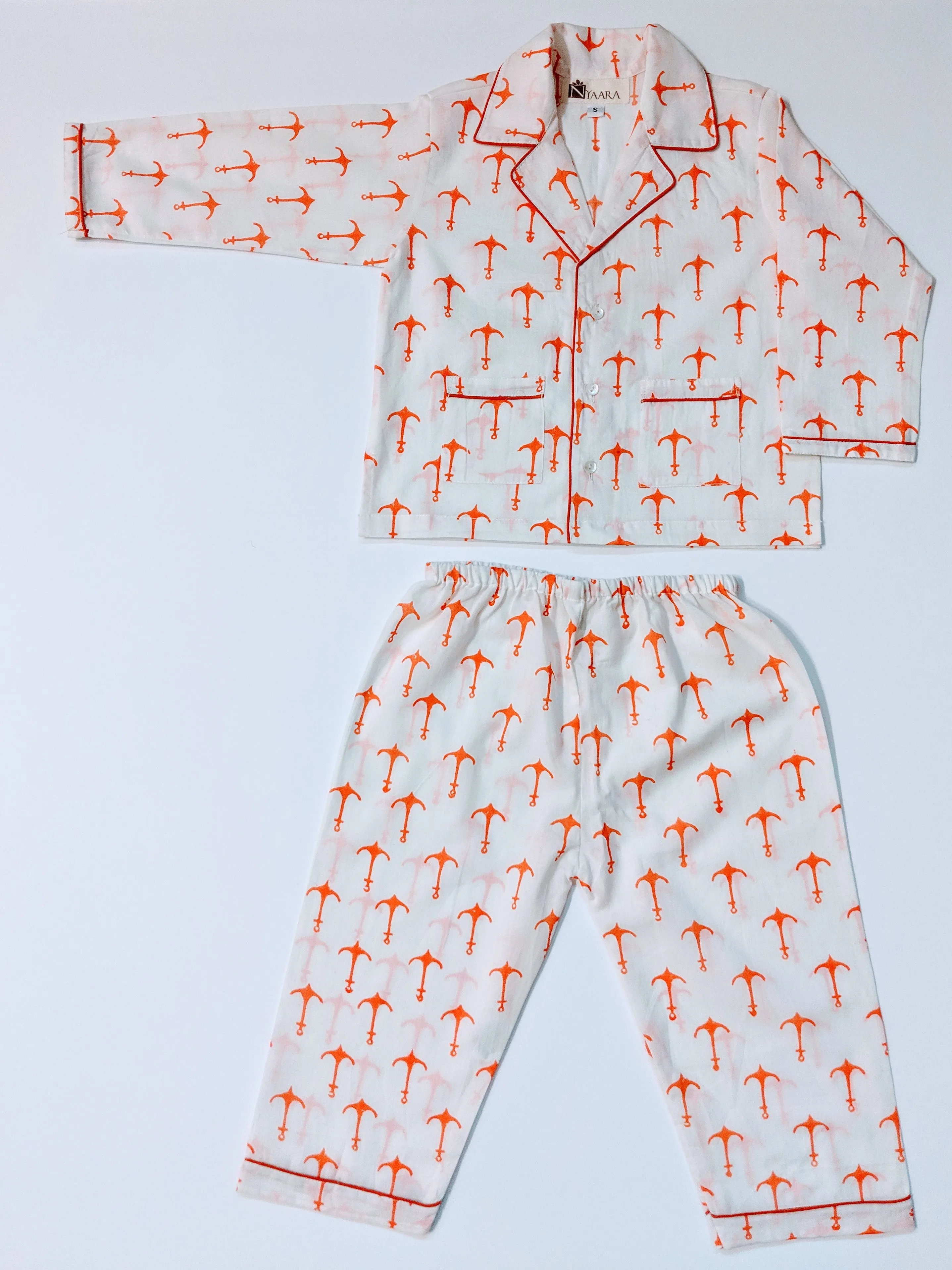 Baby PJ: Orange Anchor
