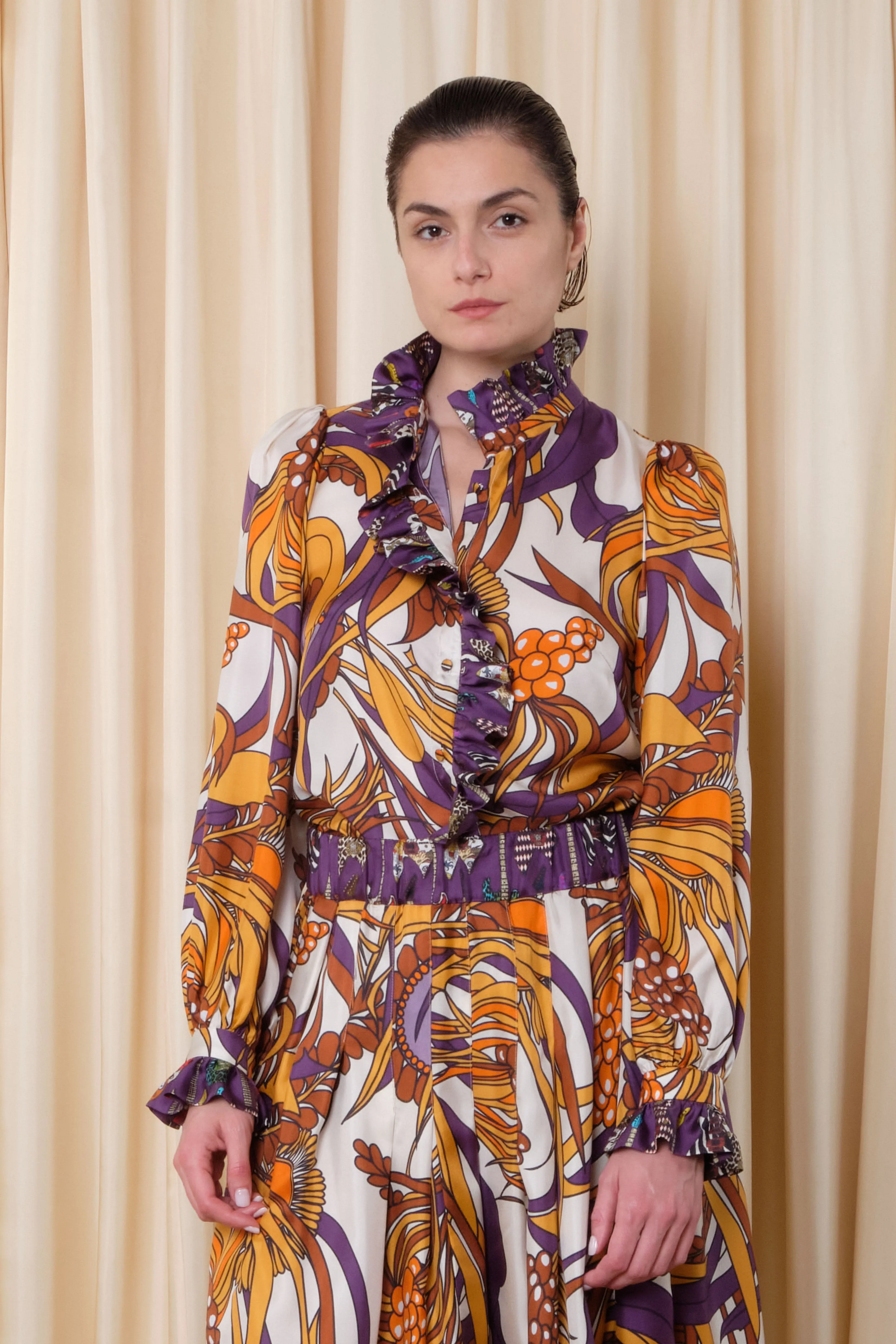 Baronne Top in Corail Pumpkin
