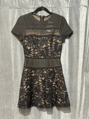 BCBG 'Eleanor' Black Short Sleeve Dress