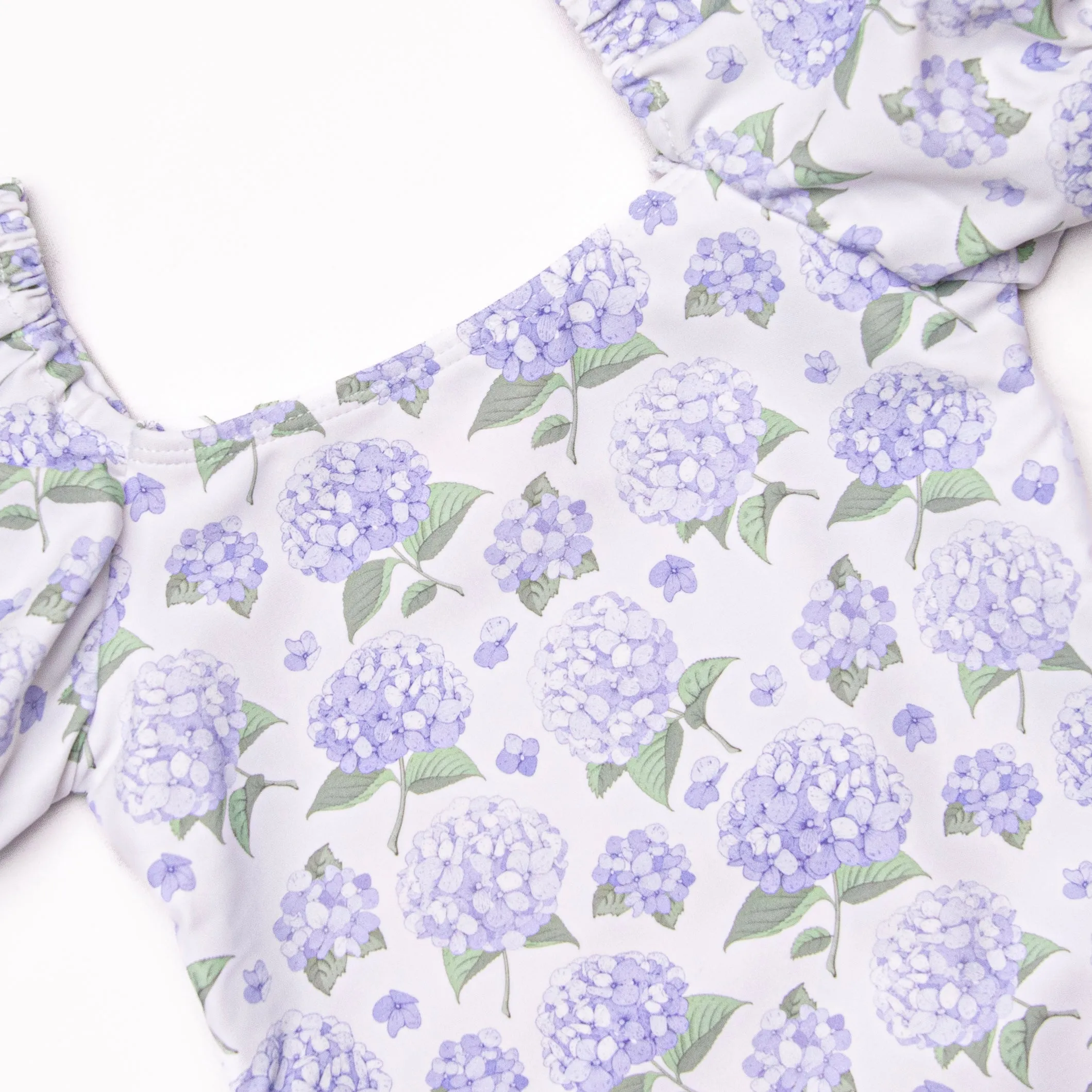 Beachside Blooms One Piece, Blue