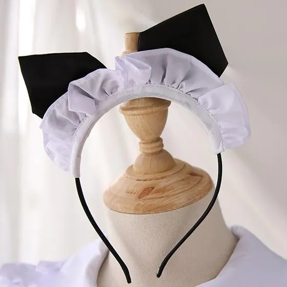 Black and White Open Chest Maid Dress SD00361