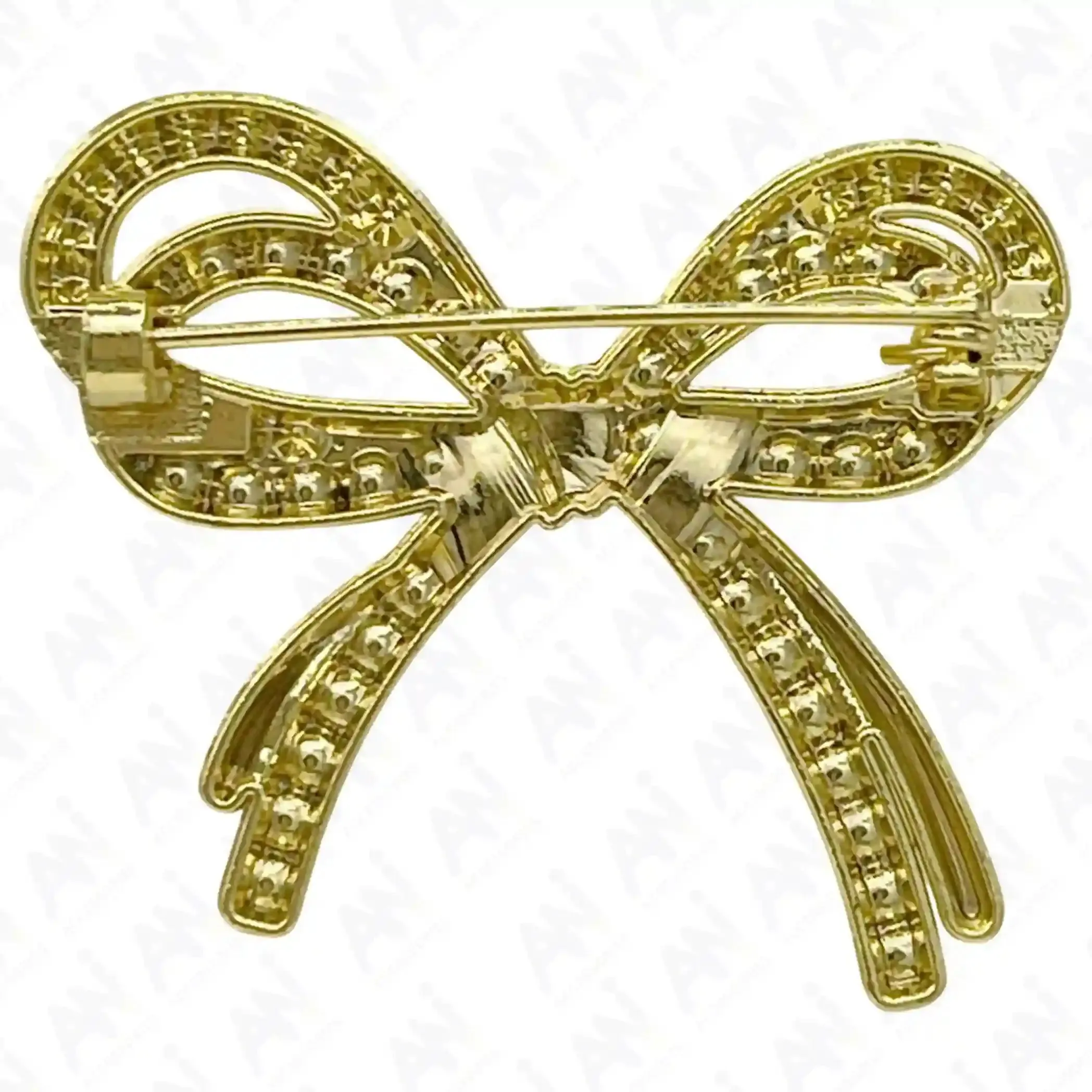 Bow Pearl Rhinestone Brooch for Women's Fashion
