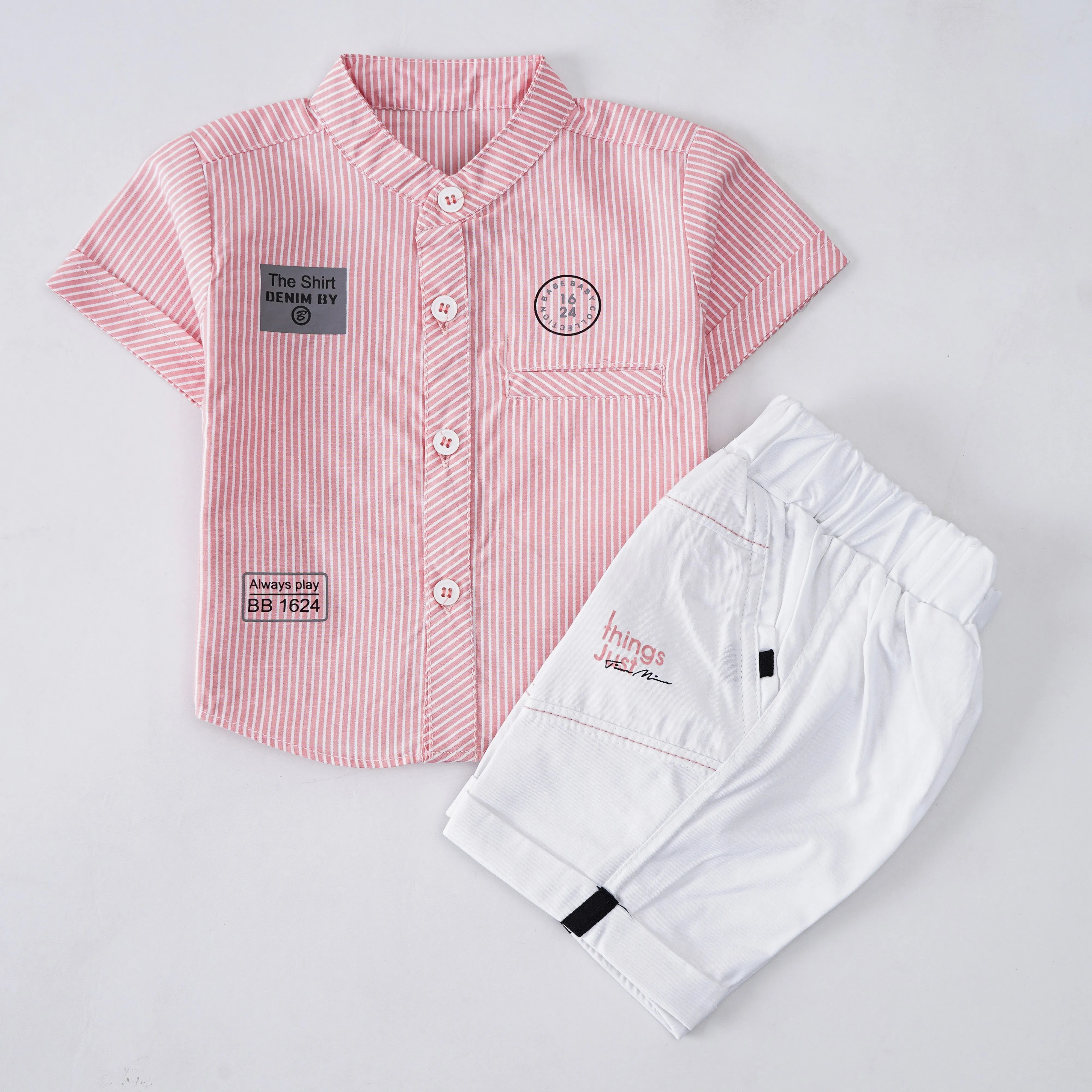 Boys Half Sleeves 2 Piece Suit