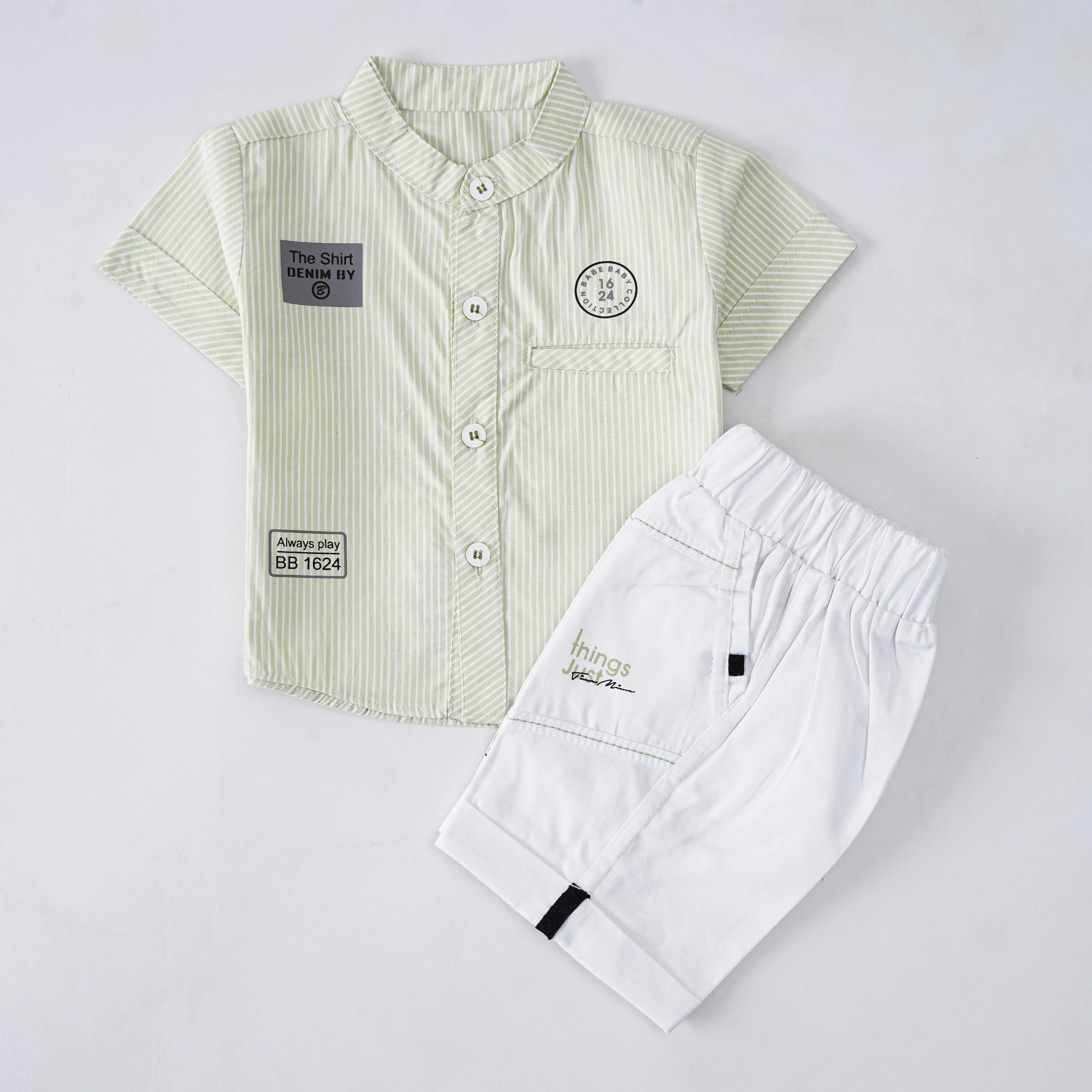 Boys Half Sleeves 2 Piece Suit