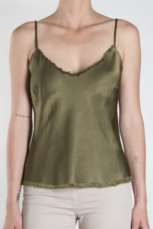 Dawn Cami Vintage Satin - Olive