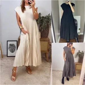 Destiny™ Elegant Pleated Dress