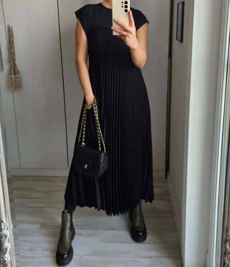 Destiny™ Elegant Pleated Dress