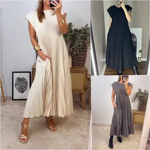 Destiny™ Elegant Pleated Dress