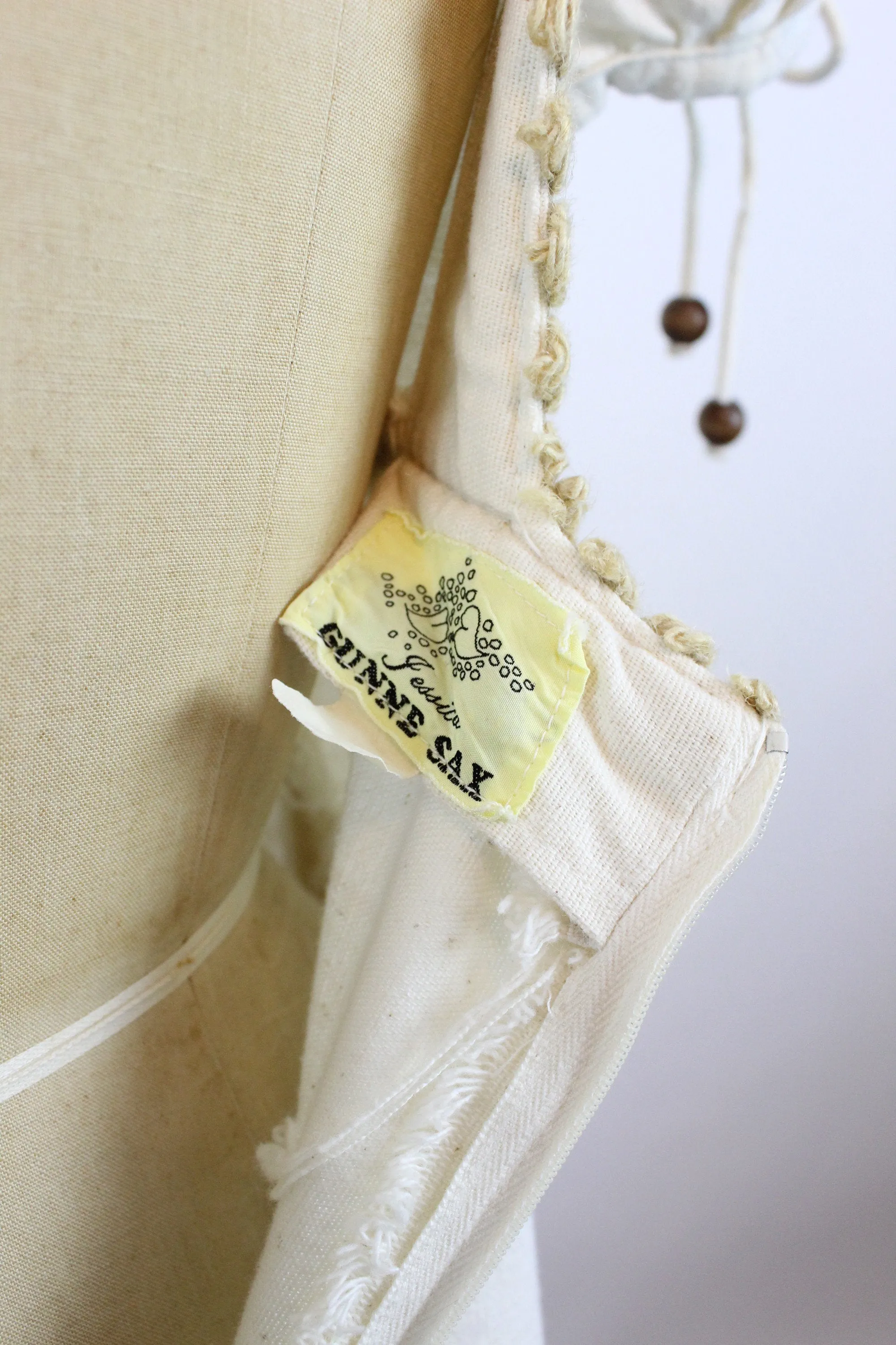 EARLY 1970s Gunne Sax CORSET SLEEVES maxi dress xs | new spring