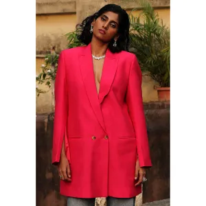 Ekastories Deep Pink Blazer