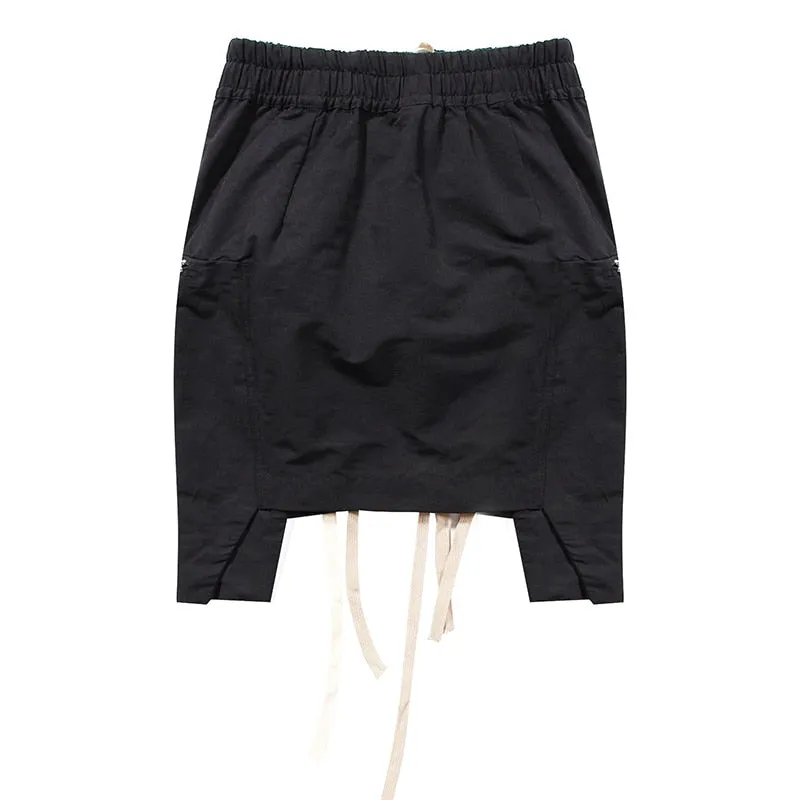 Elastic Irregular Half-body Skirt