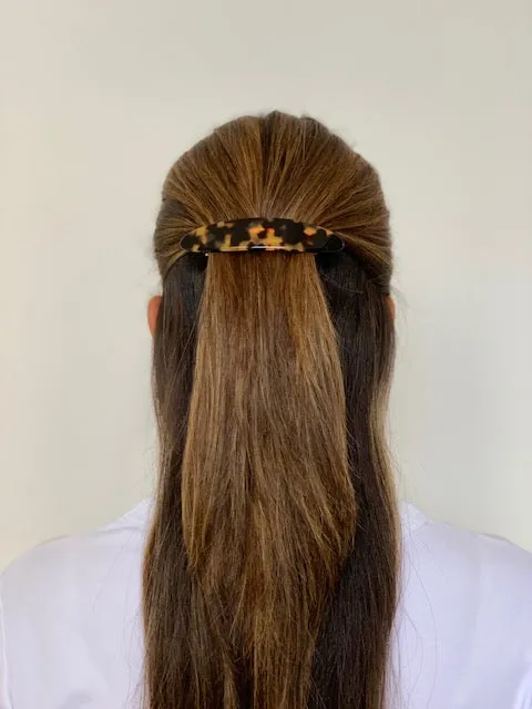 Elisa Medium Light Tortoiseshell Hair Clip