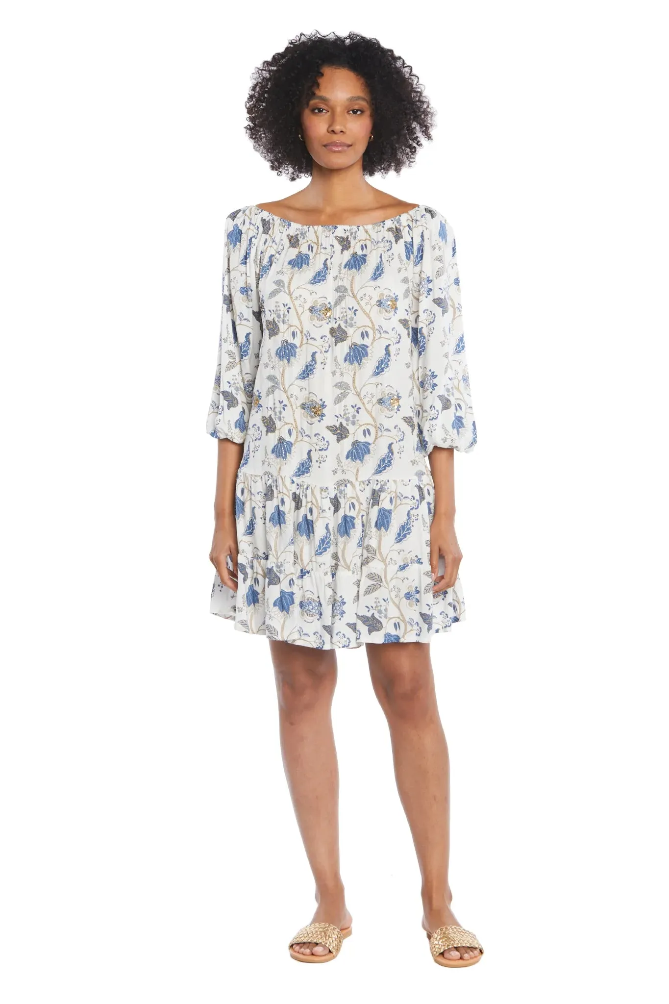 Flower Maria Short Dress