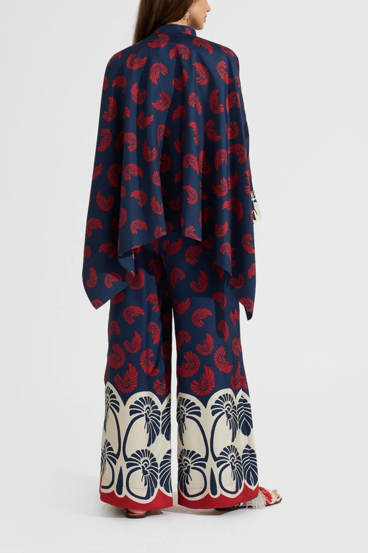 Foulard Shirt in Palmetto Placée