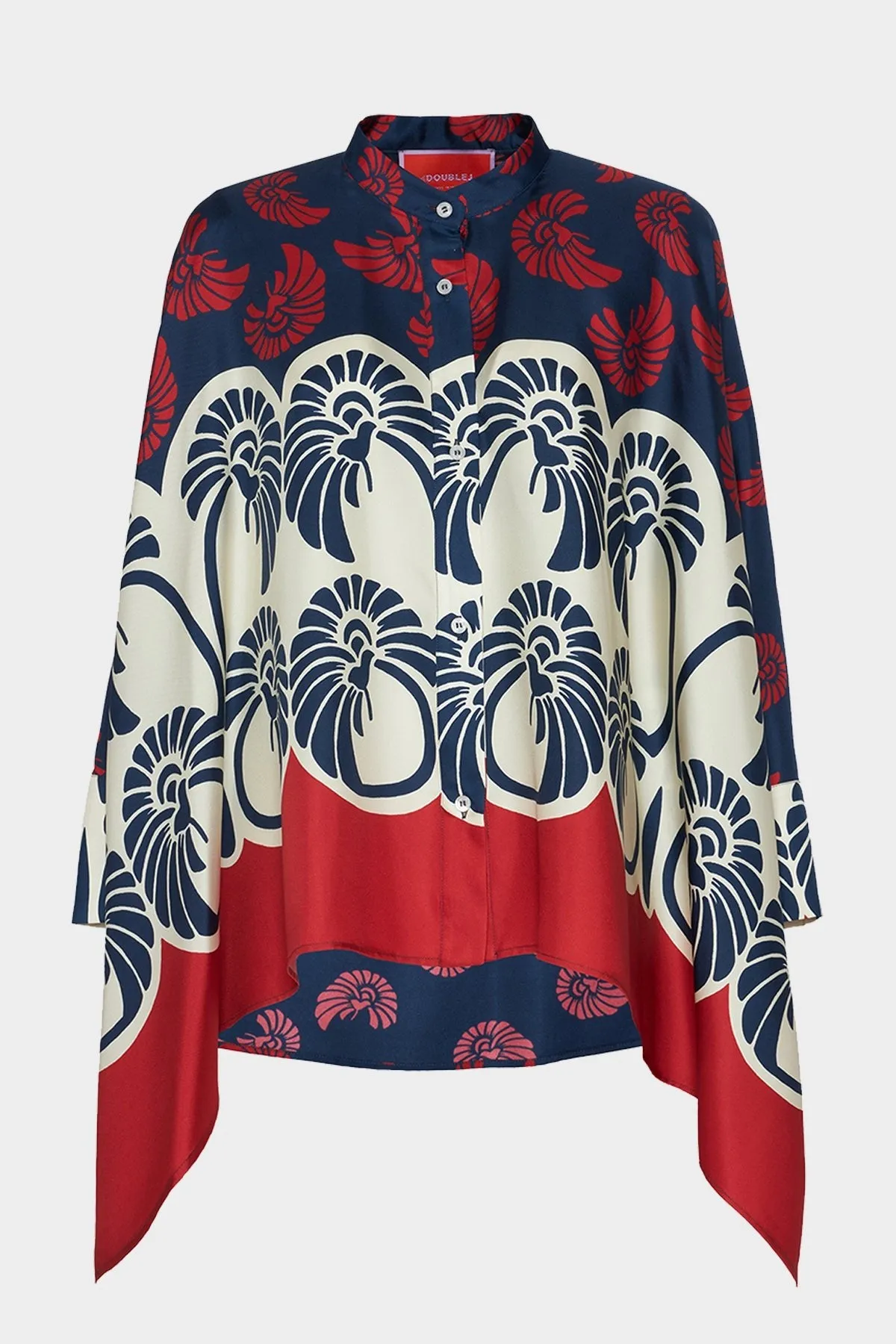 Foulard Shirt in Palmetto Placée