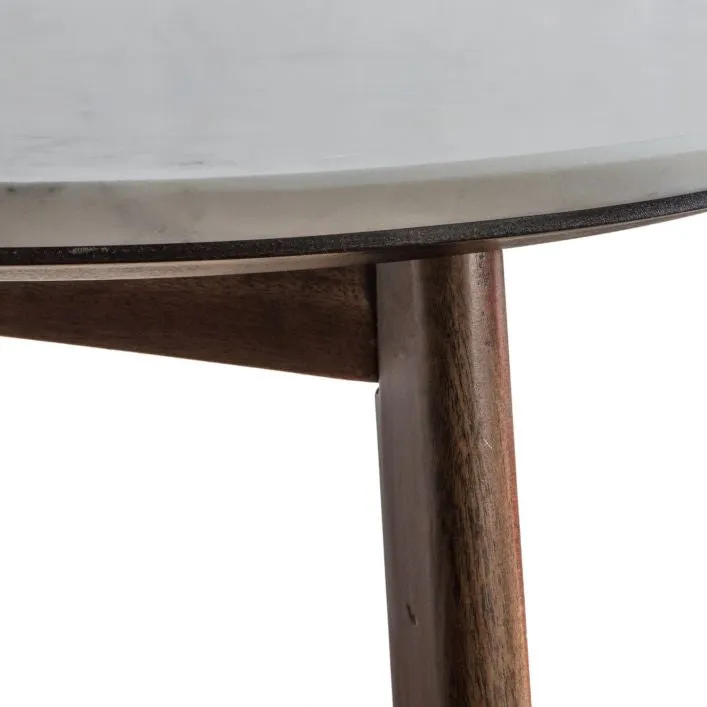 FRESCA Marble Top Side Table