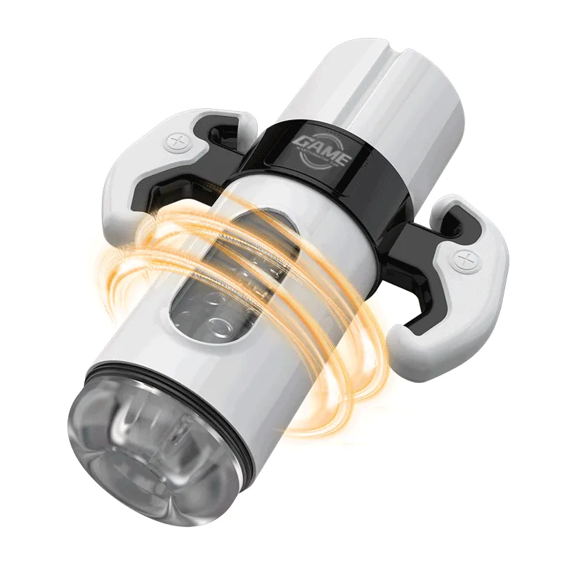 Gamepad Design Automatic Male Masturbator 3D Soft Textured Sleeve & 360° Wrapping with 9 Thrusting & Vibrating Modes Blowjob Toy
