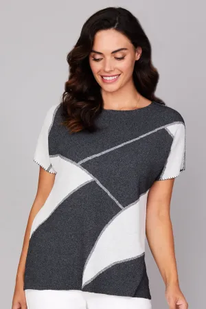 Geometric Short Sleeve: FINAL SALE