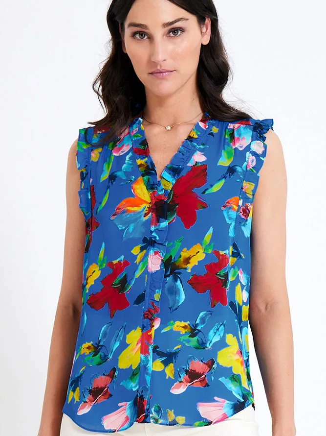 go ruffle me up blouse print