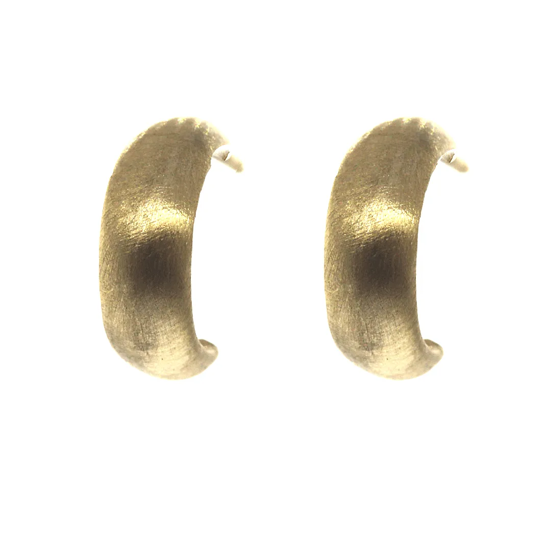 Gold/ Silver Cuff Hoop Earrings
