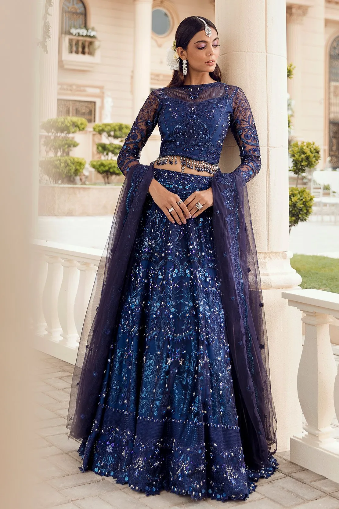 HERA | Reign Reignaissance Luxury Wedding Collection | Unstitched Embroidered Net Suits with Heavy Handwork