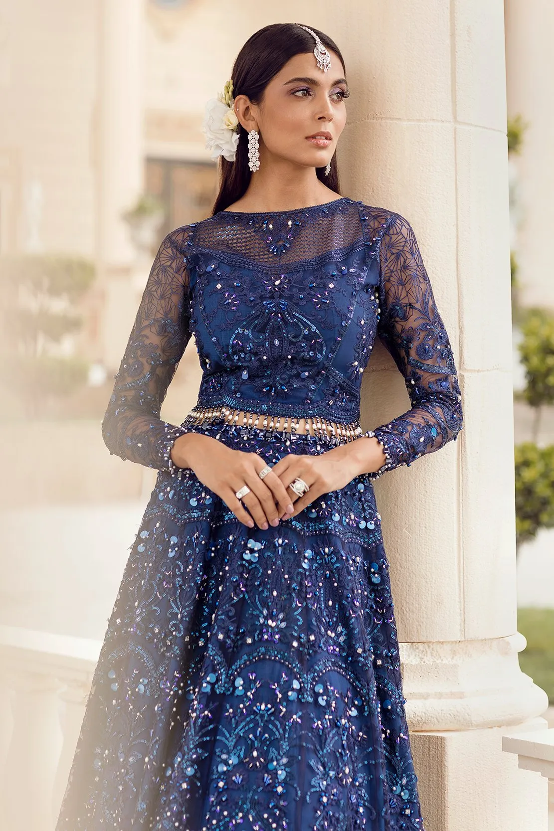 HERA | Reign Reignaissance Luxury Wedding Collection | Unstitched Embroidered Net Suits with Heavy Handwork