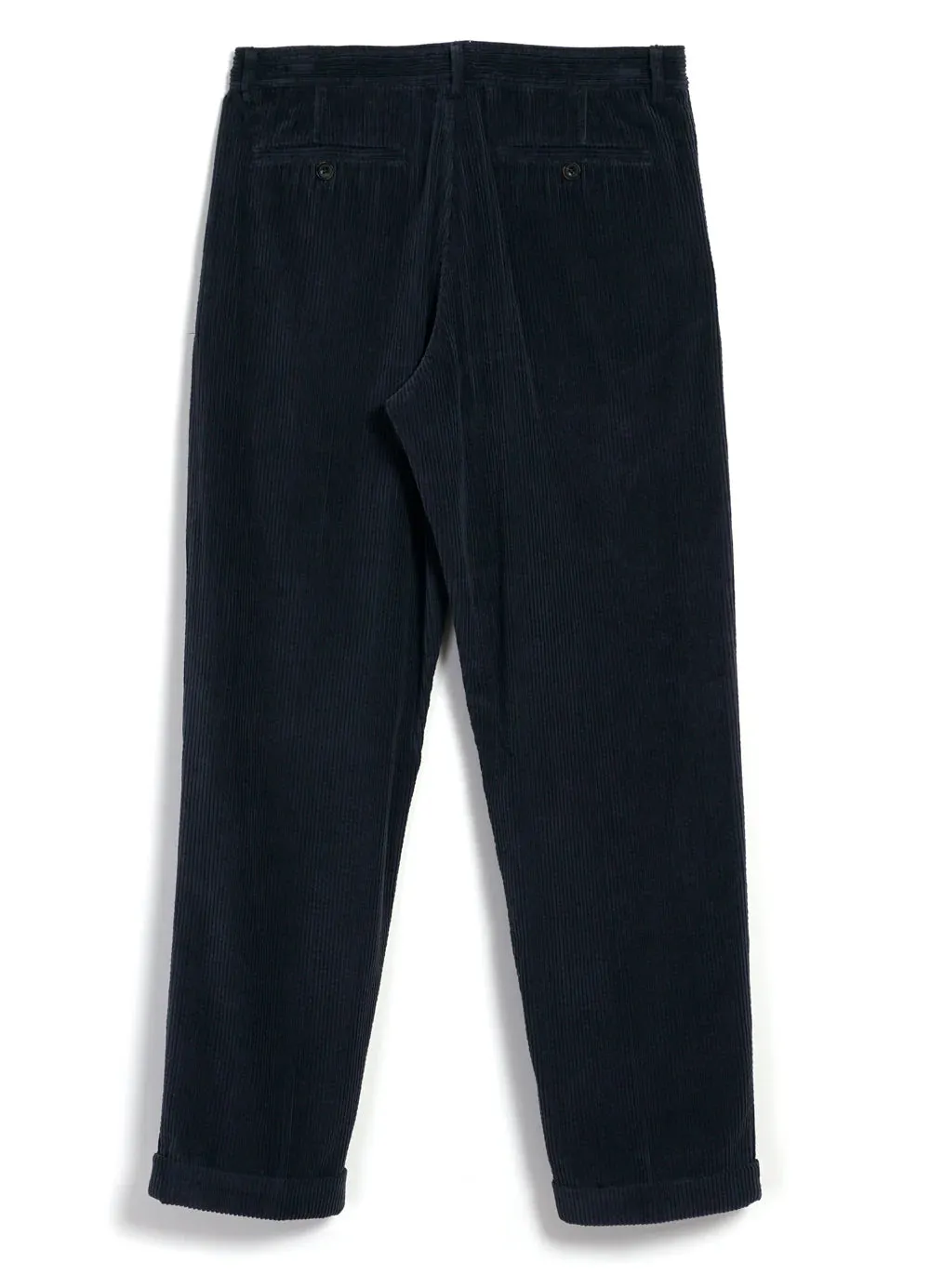 HG Sune Pleated Wide Cut Trousers Dusty Navy
