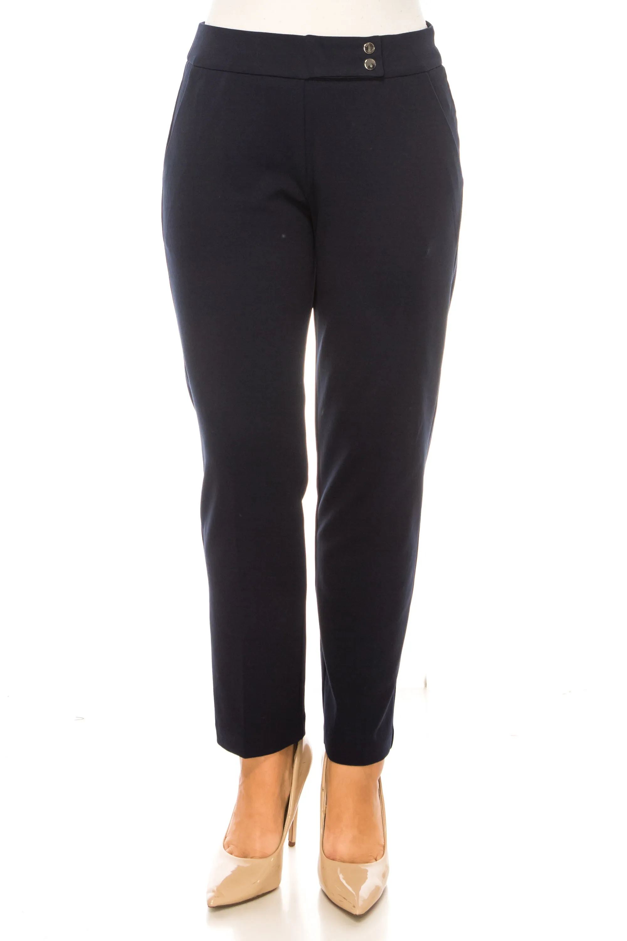 Hope & Harlow Pull-On Straight Leg Pants