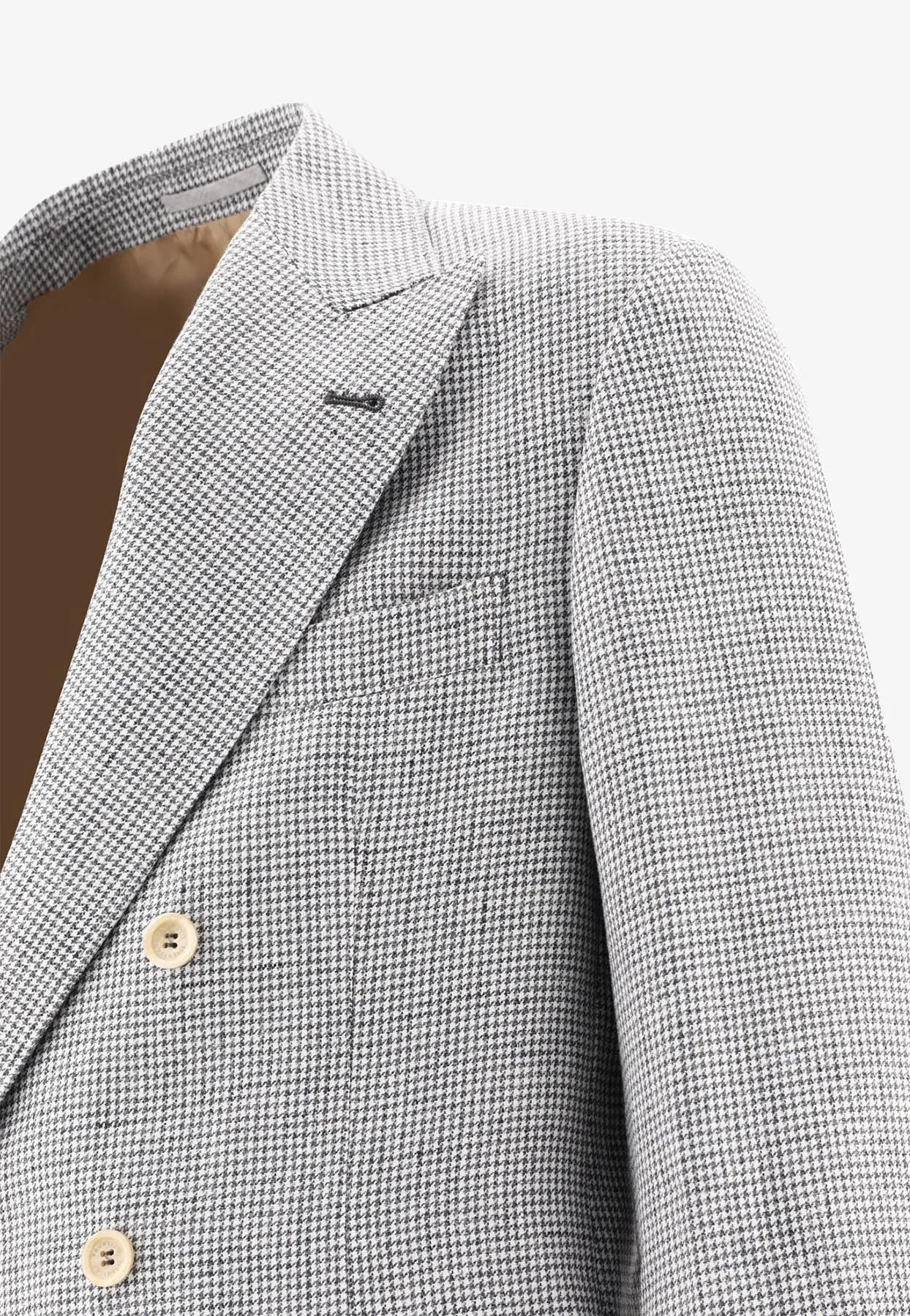 Houndstooth Double-Breasted Suit