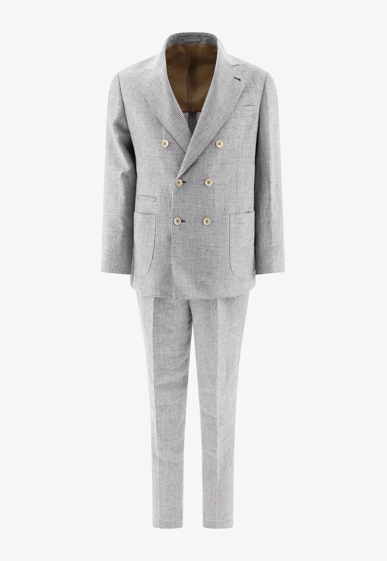 Houndstooth Double-Breasted Suit