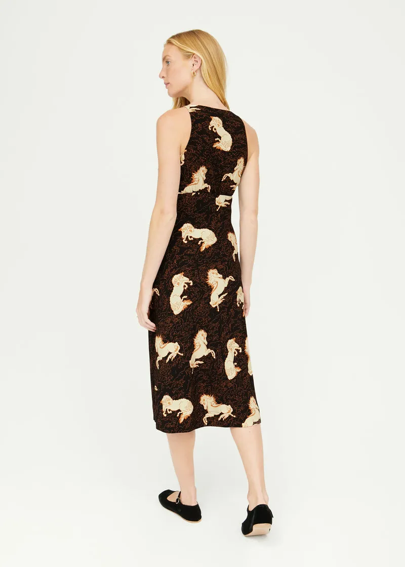 Irvetta Dress in Pony Brown