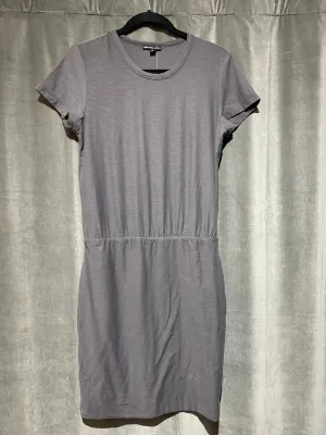 JAMES PERSE Grey Short Sleeve Short Dress