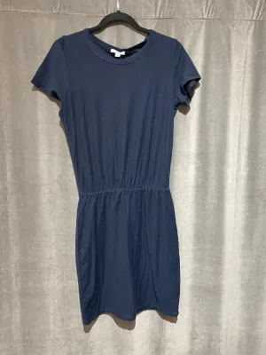 JAMES PERSE Navy Short Sleeve Short Dress