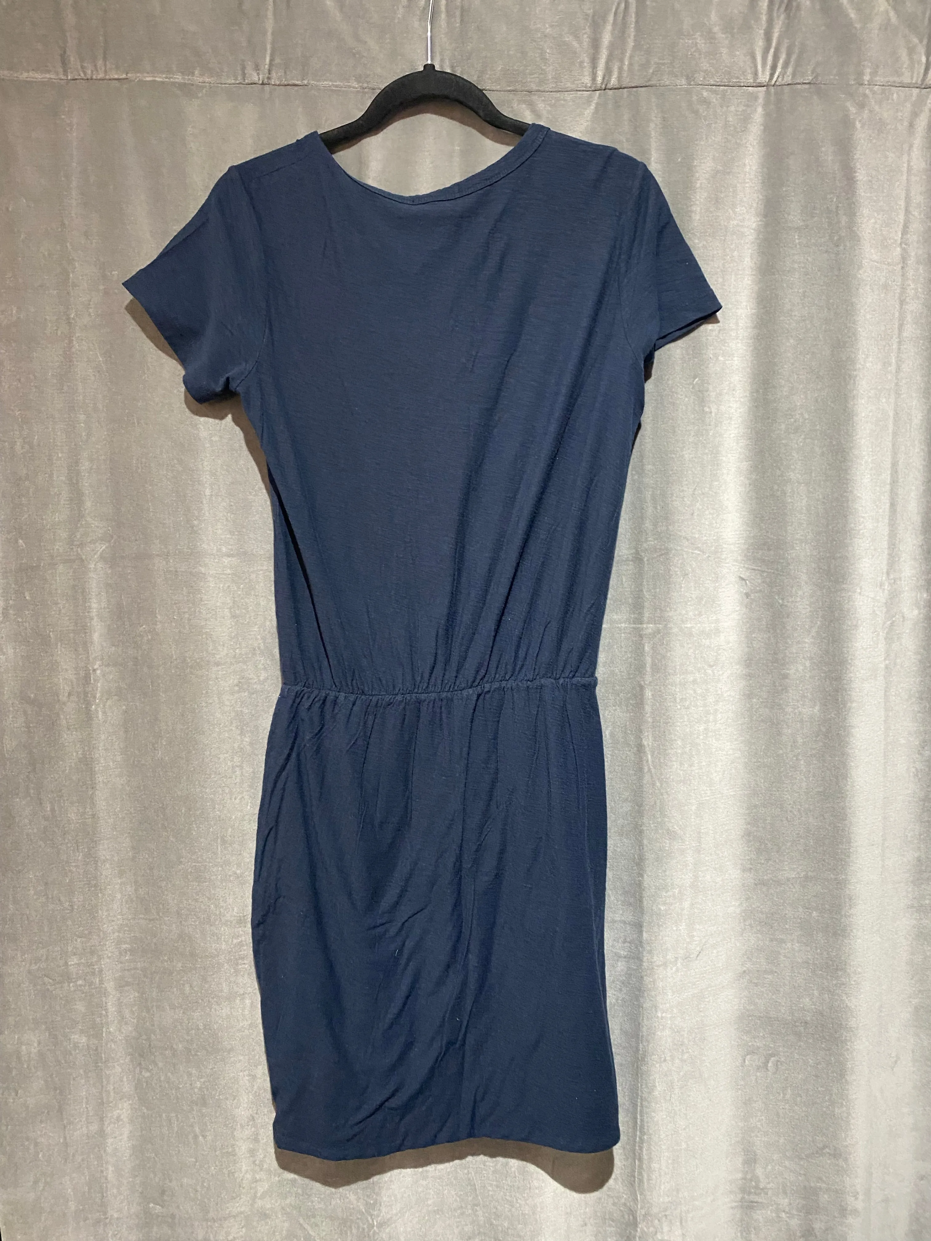 JAMES PERSE Navy Short Sleeve Short Dress