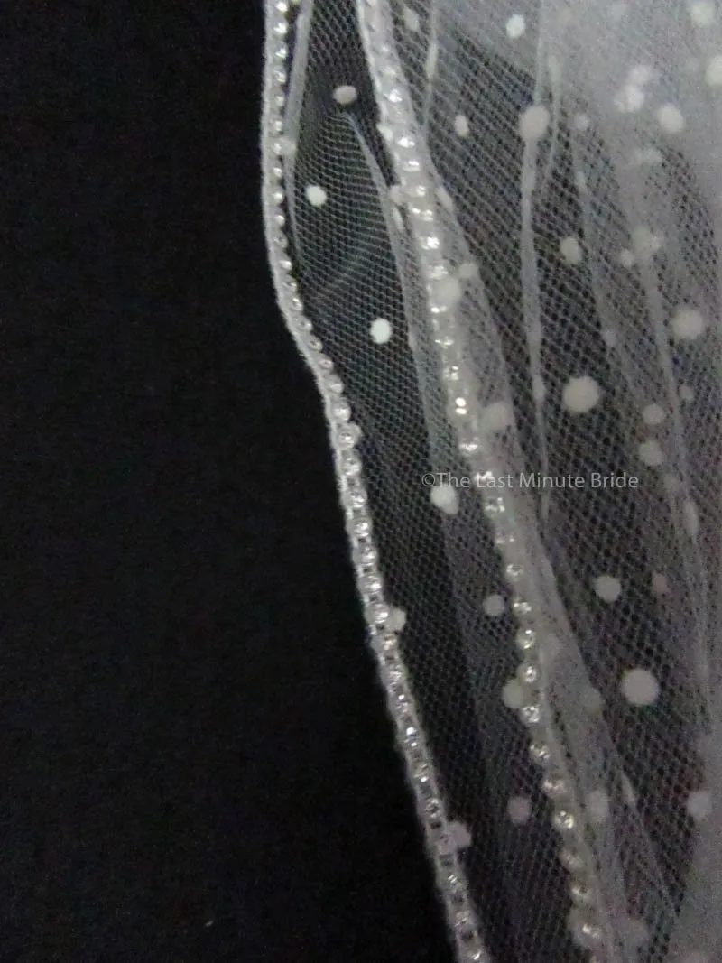 JL Johnson dotted swiss veil