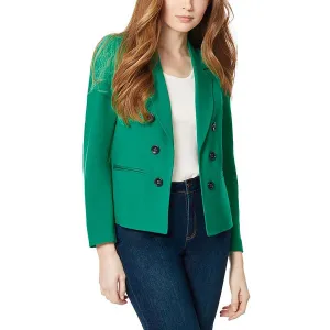 Jones New York Womens Stretch Office Double-Breasted Blazer