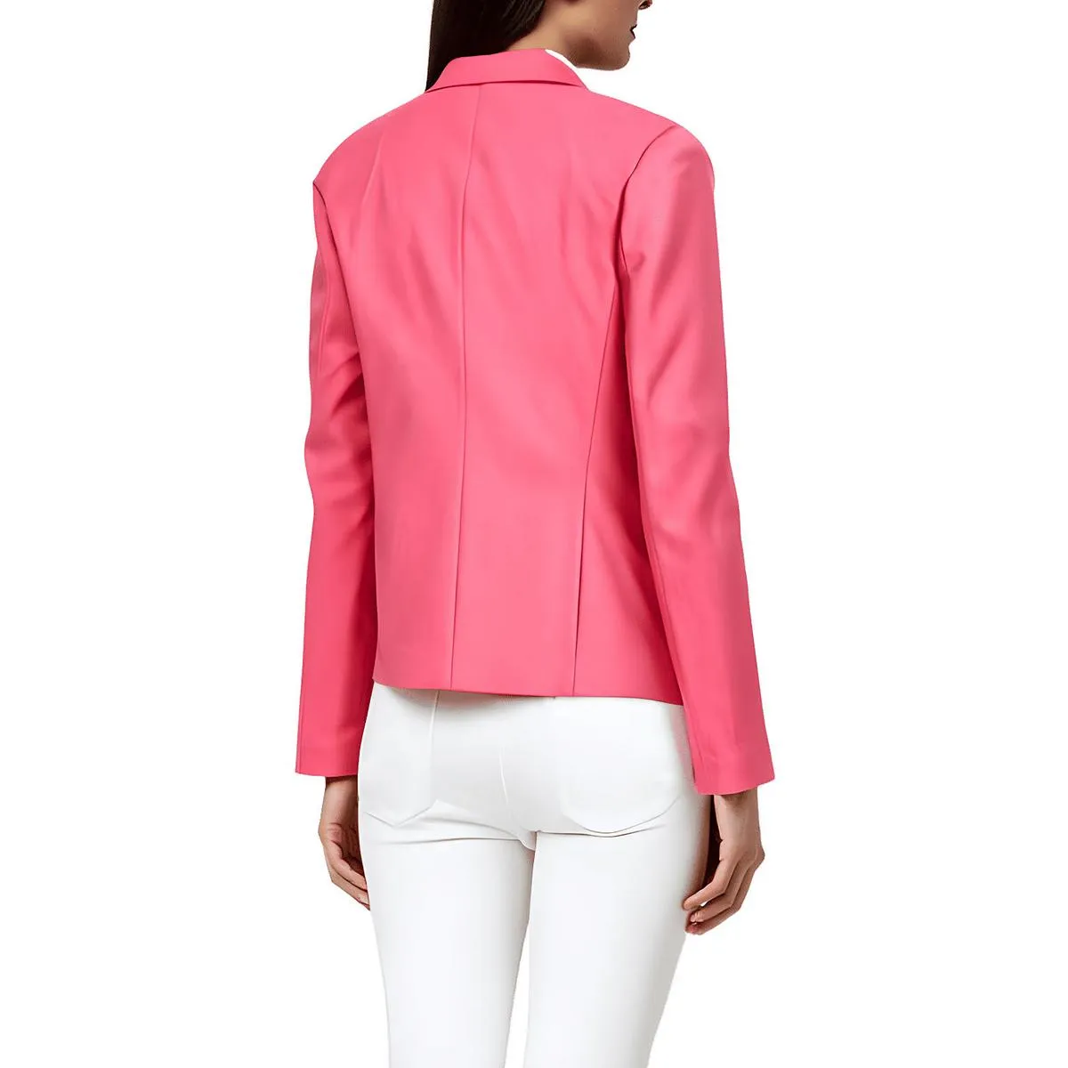 Jones New York Womens Stretch Office Double-Breasted Blazer