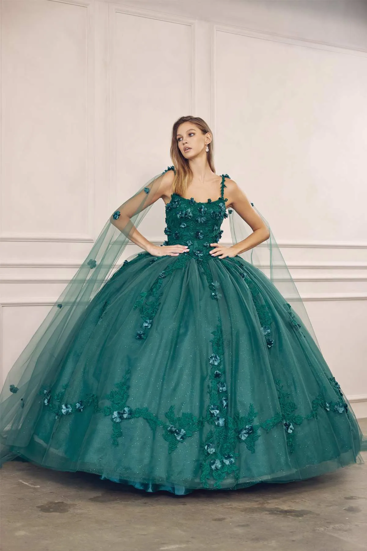 Juliet 1436 A-Line Ball Quinceanera Poofy Gown
