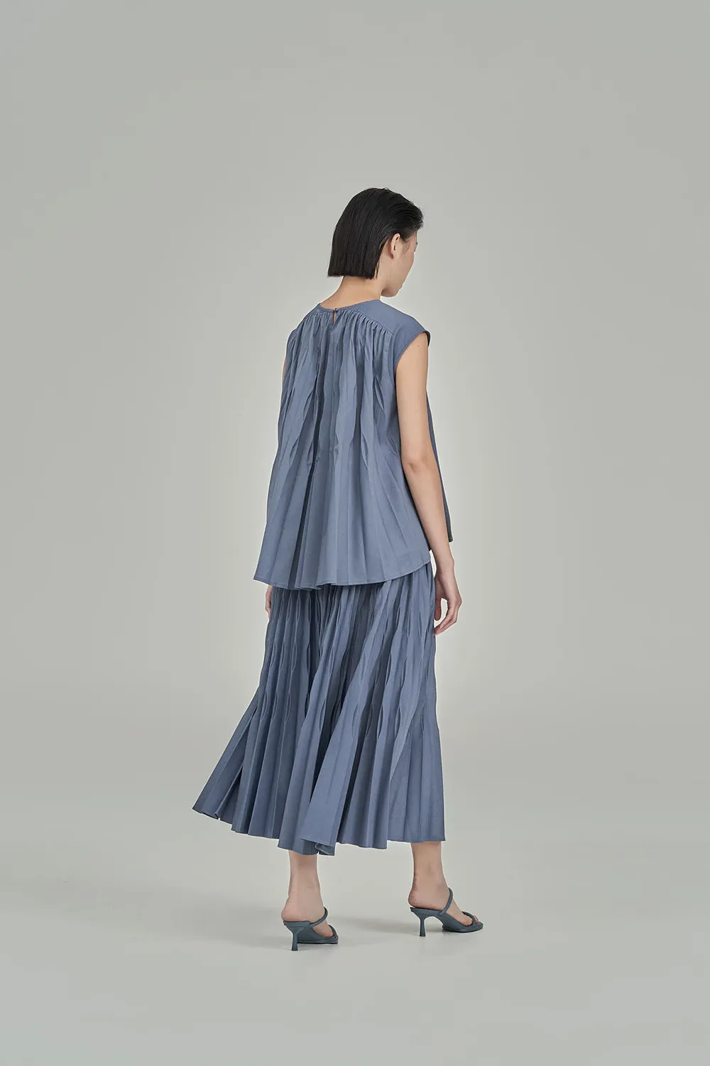Kaymen Pleat Top