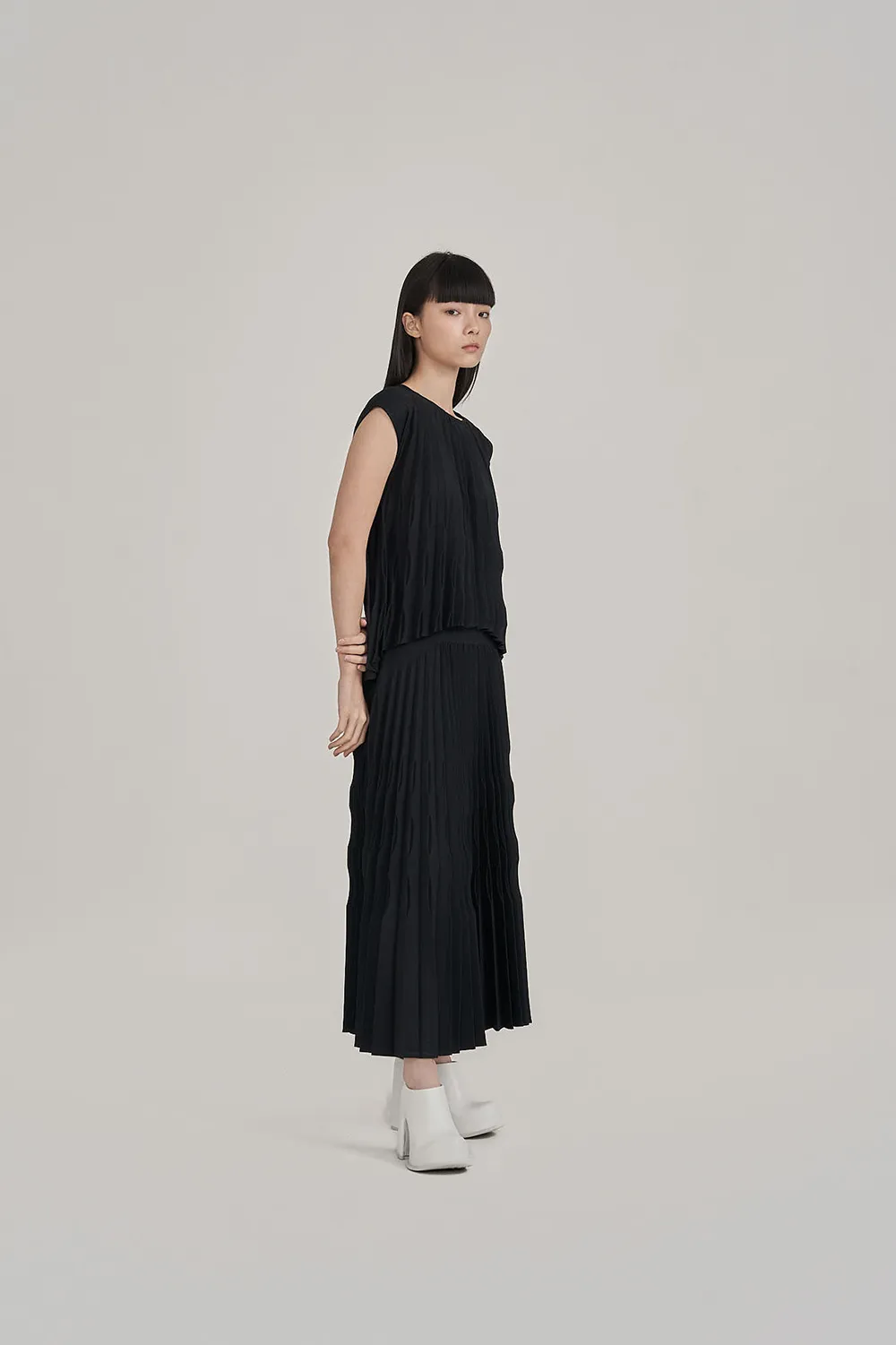 Kaymen Pleat Top