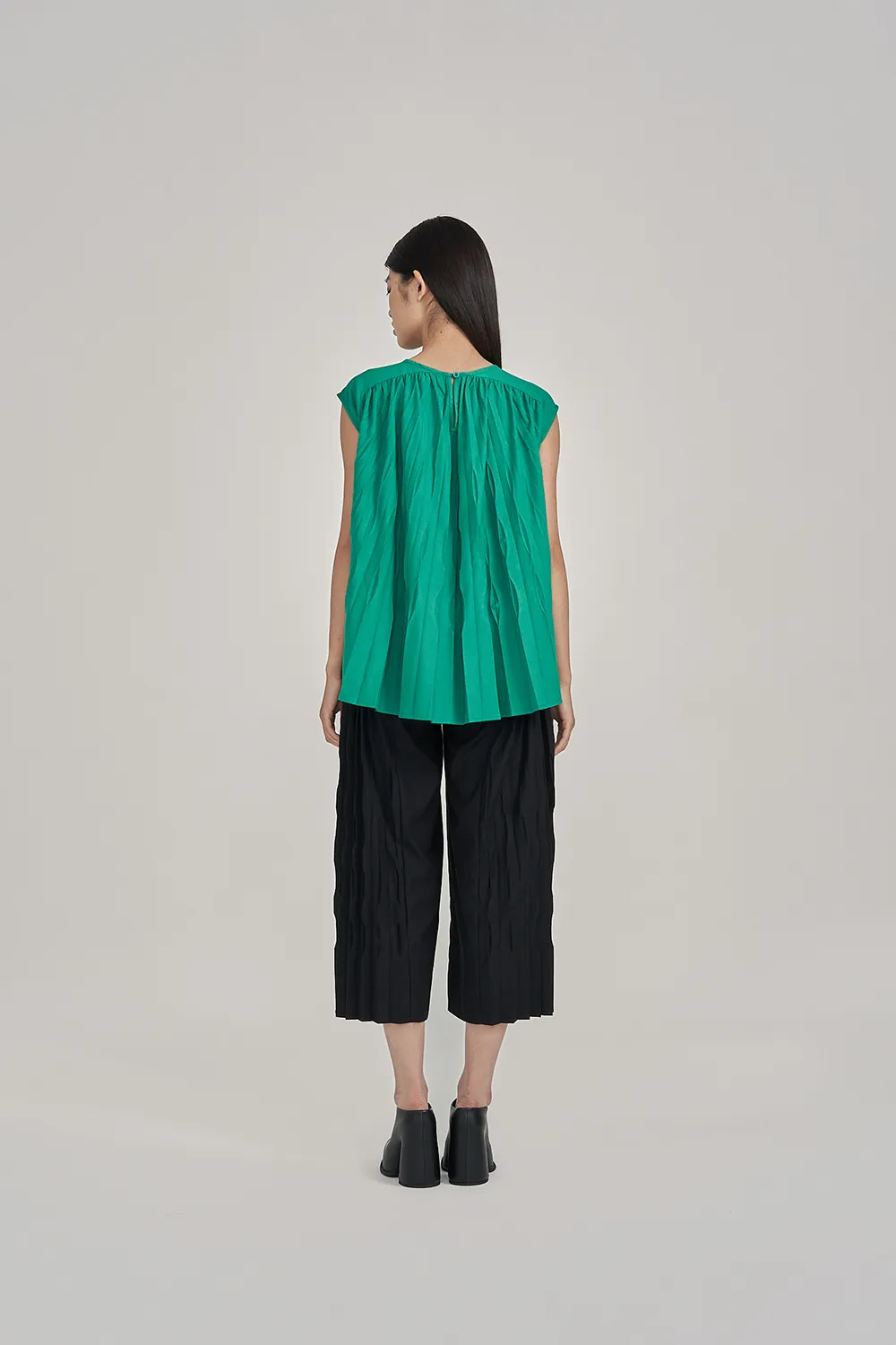 Kaymen Pleat Top