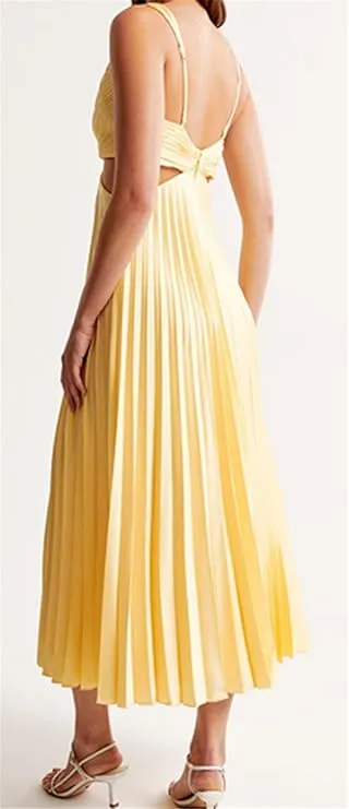 Kiara™ | Elegant V-Neck & Backless Dress