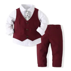 Kids Boy Gentleman Clothing Set