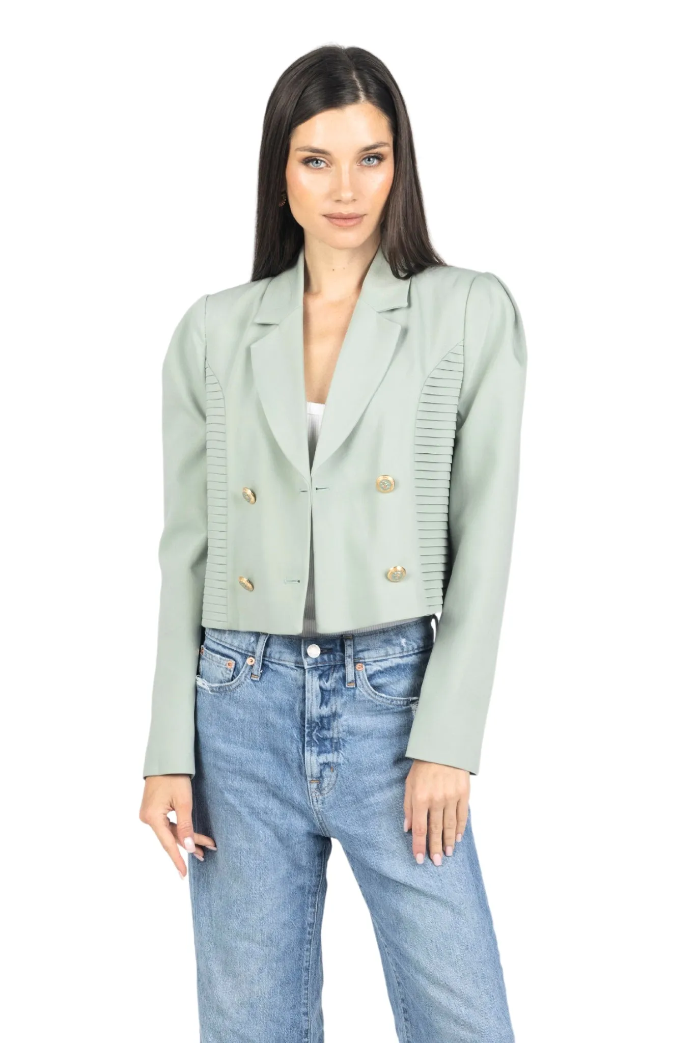 Lancey Cropped Women Blazer